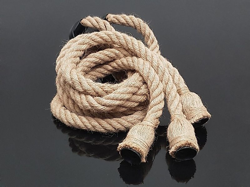 COFI 1453 LED-Hängeleuchte LED Line Jute Pendelleuchtenhalter 1,5 Meter 10c günstig online kaufen