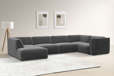 RAUM.ID Wohnlandschaft "Merid U-Form, jederzeit durch Module erweiterbar, B günstig online kaufen