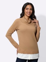Sieh an! Strickpullover 2-in-1-Pullover günstig online kaufen