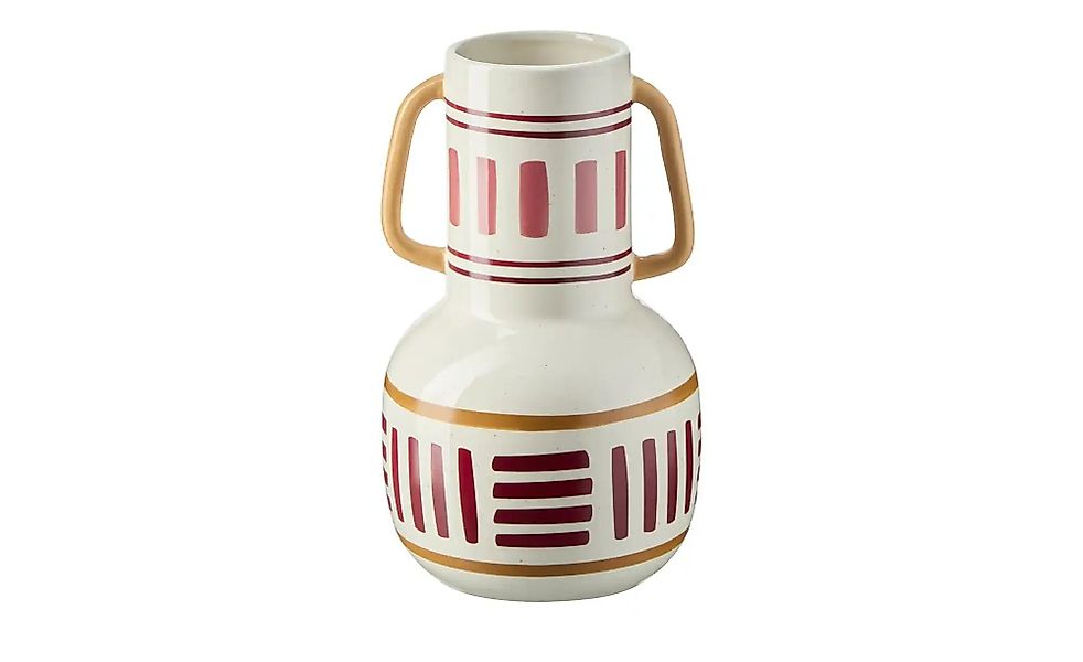 HOME STORY Vase   ¦ braun ¦ Dolomite ¦ Maße (cm): H: 26,2  Ø: 15.2 Accessoi günstig online kaufen