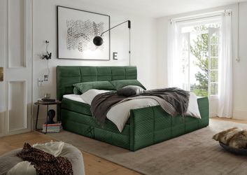 ED EXCITING DESIGN Boxspringbett "Bolivia" harte Seite mit Kokosmatte, weic günstig online kaufen