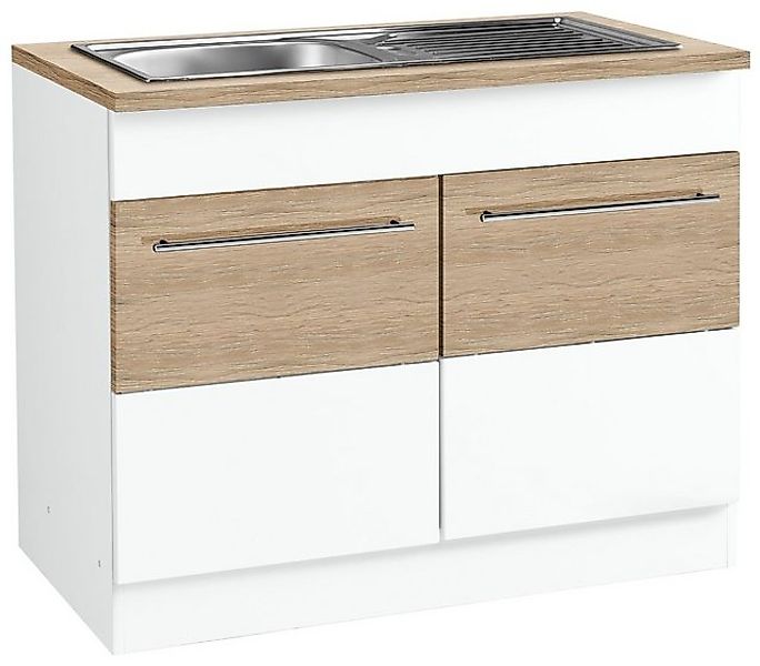 HELD MÖBEL Spülenschrank "Trient", 100 cm breit, inkl. Einbauspüle günstig online kaufen