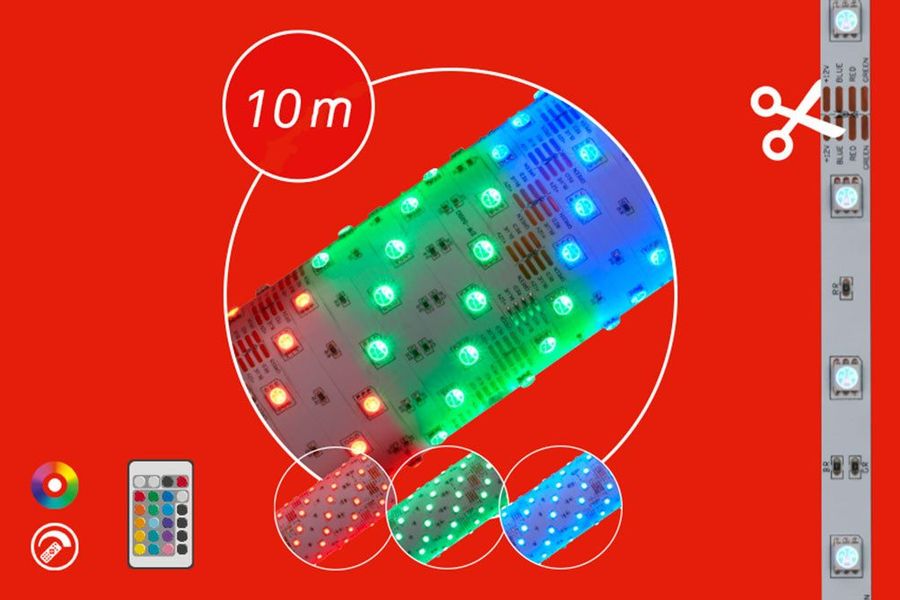 LED-Strip 2024-300 RGB innen 10 m Fernbedienung günstig online kaufen