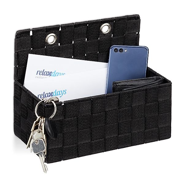 relaxdays Aufbewahrungskorb 2 x Aufbewahrungskorb hängend günstig online kaufen