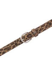 MUSTANG Ledergürtel (1-St) Modischer Animal-Print, 2,5 günstig online kaufen