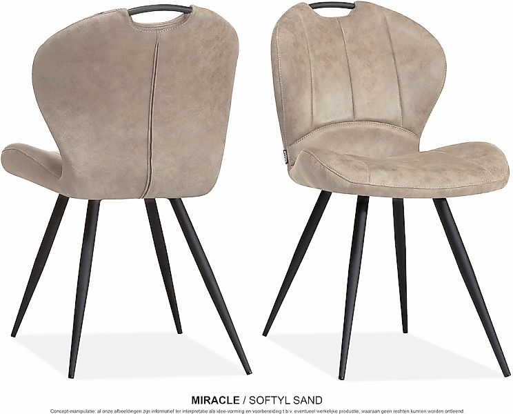 OMG Design Esszimmerstuhl "Miracle" (Set) 2 Stk. Stoff Esszimmerstuhl, pfle günstig online kaufen