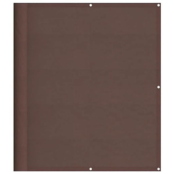 vidaXL Balkon-Sichtschutz Braun 120x700 cm 100 % Polyester-Oxford 4000396 günstig online kaufen
