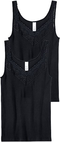 Speidel Achselhemd "Natalie" 2er Pack, Baumwolle, eng, bequem, V-Ausschnitt günstig online kaufen