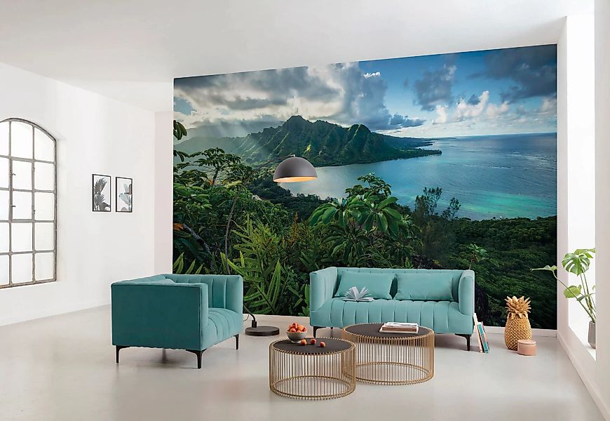 KOMAR Vlies Fototapete - Jurassic Island  - Größe 450 x 280 cm mehrfarbig günstig online kaufen