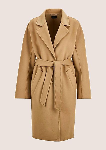 MADELEINE Langmantel "Mantel Ungefütterter, taillierter Wollmantel" Wollman günstig online kaufen