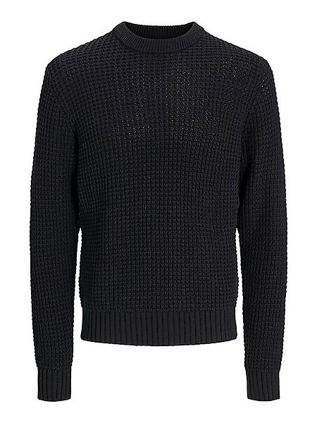 Jack & Jones Rundhalspullover JCOZION KNIT CREW NECK BF mit markanter Struk günstig online kaufen