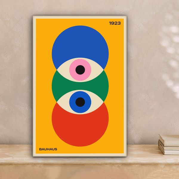 OneMillionCanvasses® Leinwandbild Bauhaus - Abstrakt - günstig online kaufen