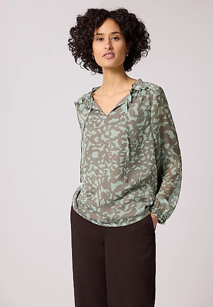 STREET ONE Langarmbluse mit Rüschendetails günstig online kaufen