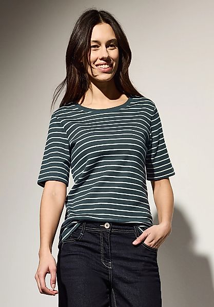 Cecil Rundhalsshirt, mit Rundhalsausschnitt günstig online kaufen