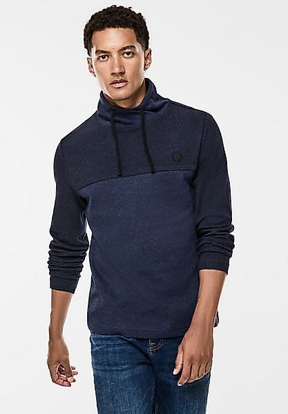 STREET ONE MEN Sweatshirt, mit Schalkragen günstig online kaufen