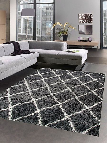 Carpetia Hochflor-Teppich Shaggy Teppich Wohnzimmerteppich Hochflor günstig online kaufen