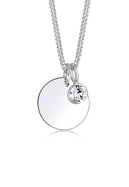 Elli Kette mit Anhänger Geburtsstein mit Kristallen von Swarovski®925 Sterl günstig online kaufen
