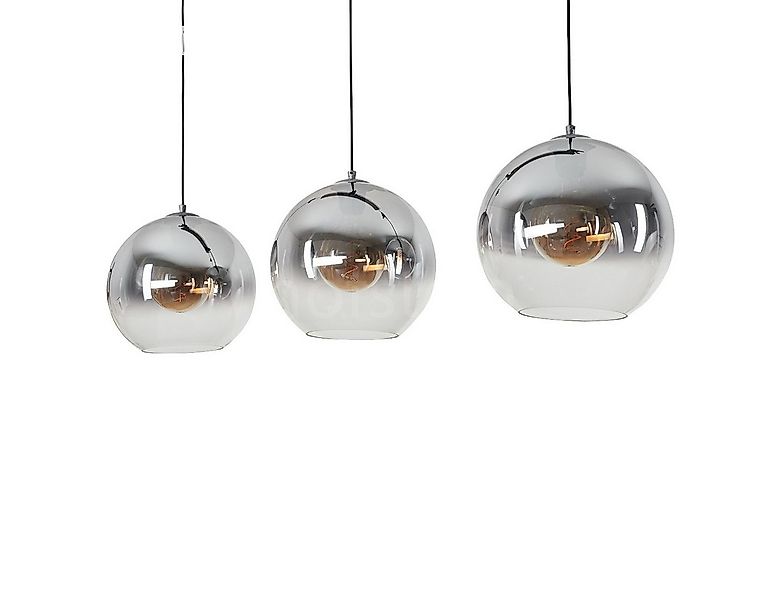 hofstein Pendelleuchte »Castegnato« Hängelampe aus Metall/Glas in Altsilber günstig online kaufen