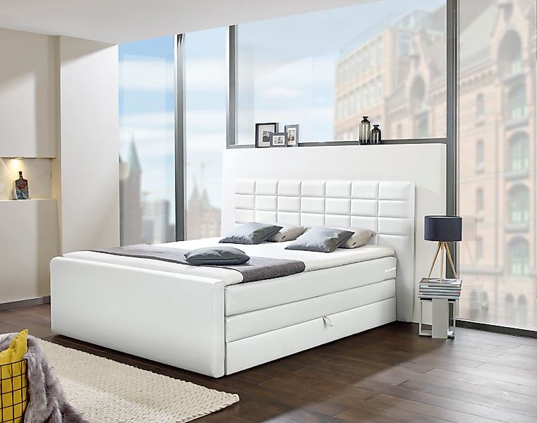 Home affaire Boxspringbett "Lethbridge" inkl. Bettkasten und Topper, zwei M günstig online kaufen