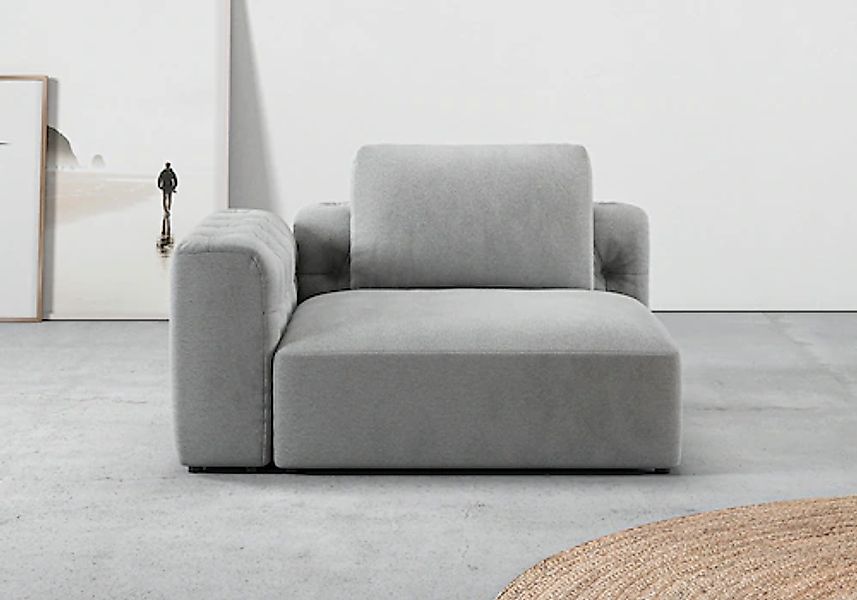 Home affaire 1,5-Sitzer »Cushid« Modul-Eckteil, auch einzeln stellbar, Brei günstig online kaufen