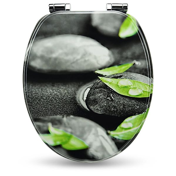 Sanfino WC-Sitz "Rocks" hochwertiger Toilettendeckel mit günstig online kaufen