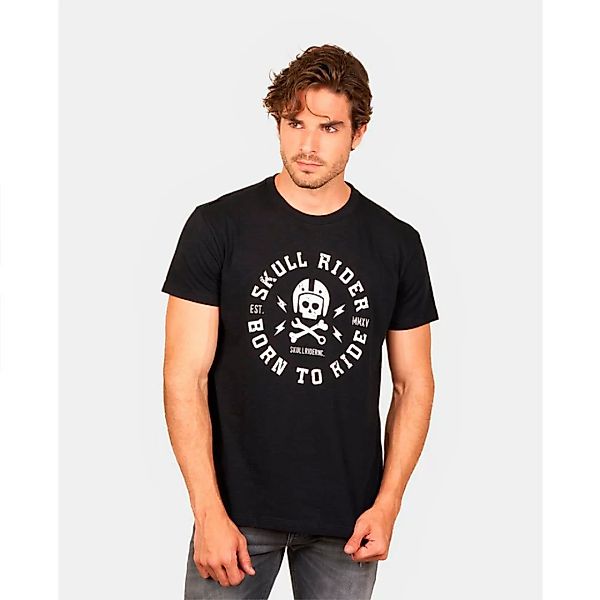 Skull Rider Born To Ride Kurzärmeliges T-shirt M Black günstig online kaufen