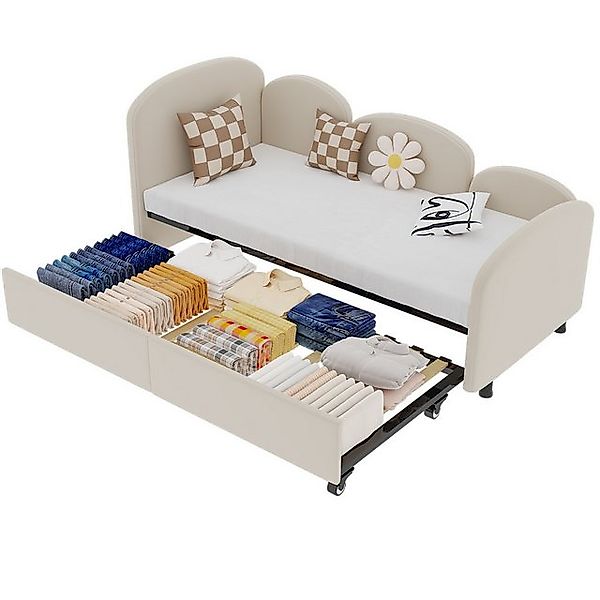 Yorbay Funktionsbett Daybett Tagesbett Kinderbett 90x200cm, Einzigartiges B günstig online kaufen
