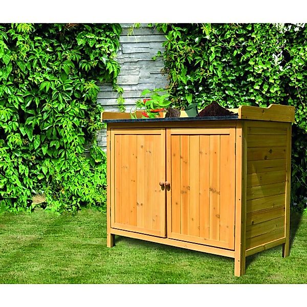 BURI Pflanztisch Pflanztisch Holz Hochbeet Kasten günstig online kaufen