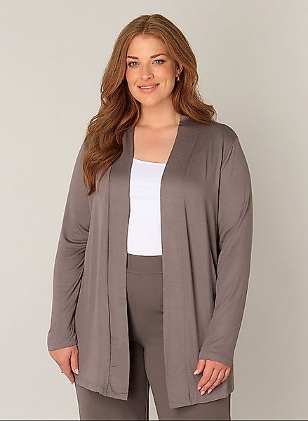 Base Level Curvy Strickjacke im verschlusslosen Design günstig online kaufen