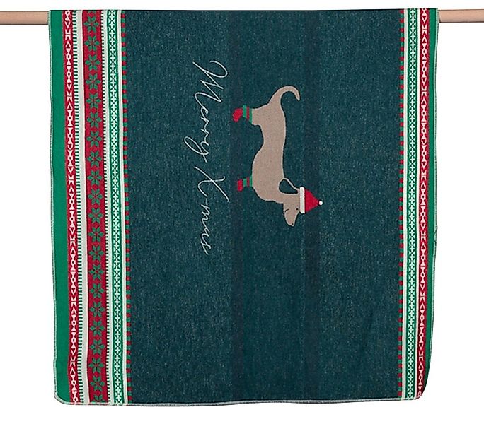 DAVID FUSSENEGGER Tierdecke Hundedecke 'Merry X-mas' günstig online kaufen