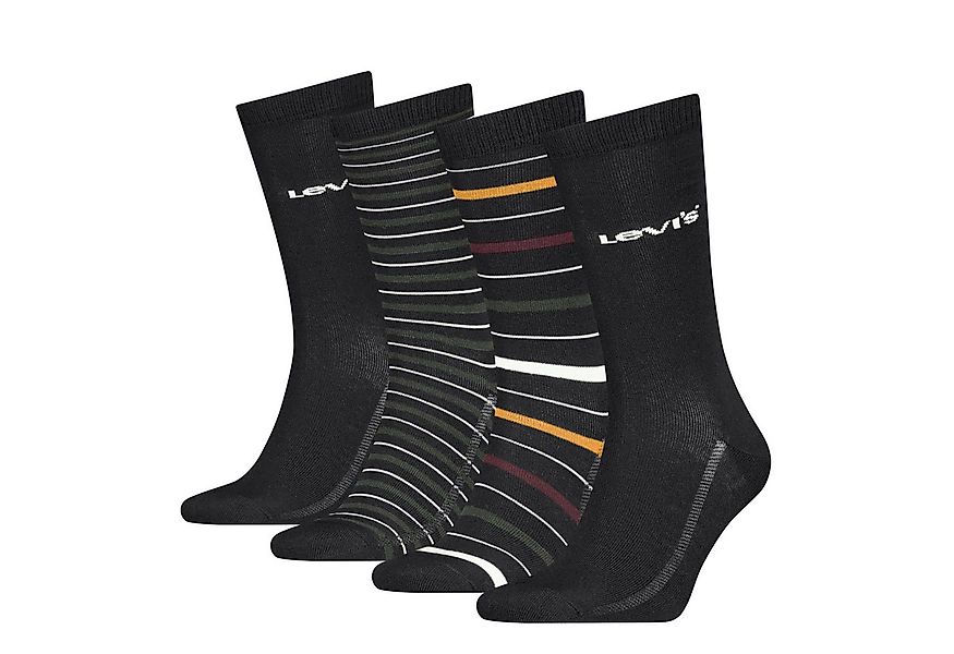 Levi's® Socken LEVIS REG CUT STRIPE GIFTBOX 4P (4er Pack) günstig online kaufen