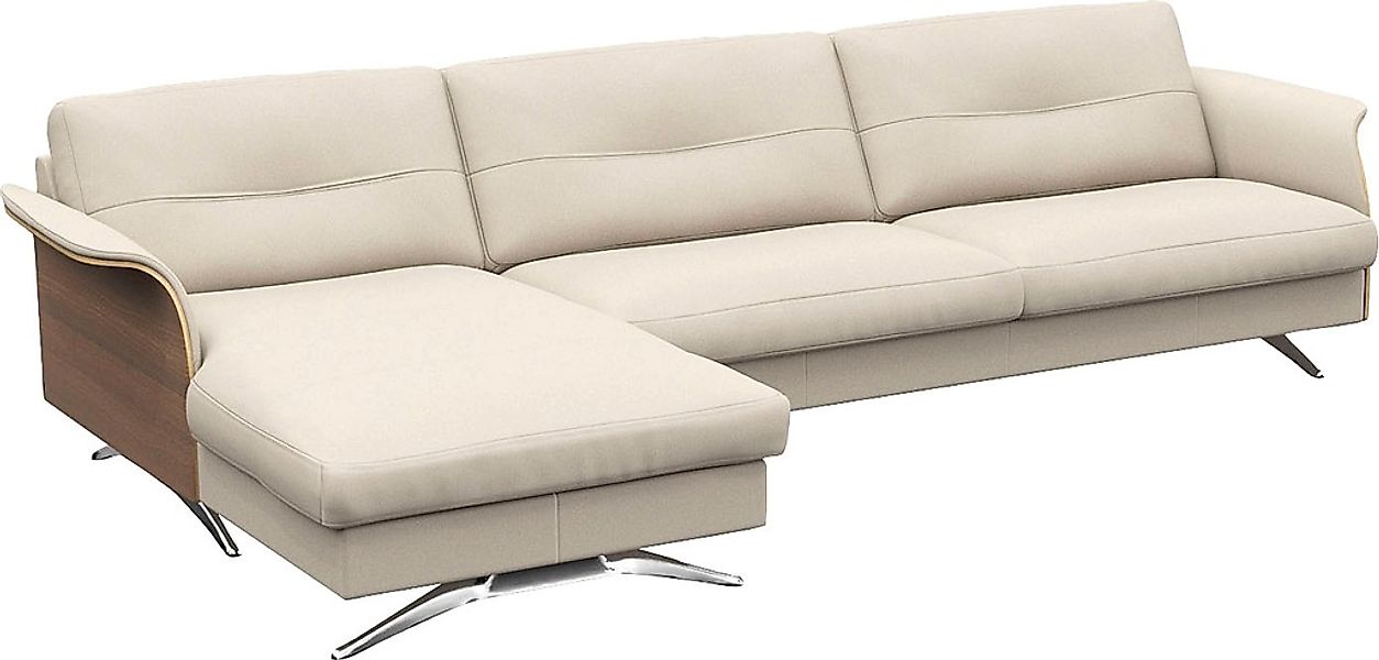 FLEXLUX Ecksofa "Glow Designsofa, bequem und komfortabel durch hochwertigen günstig online kaufen