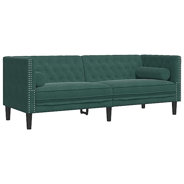 vidaXL Sofa Chesterfield-Sofa mit Nackenrollen 3-Sitzer günstig online kaufen