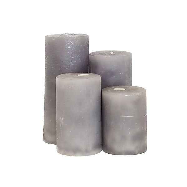 B&S Stumpenkerze Kerzen Frost 4er Set günstig online kaufen