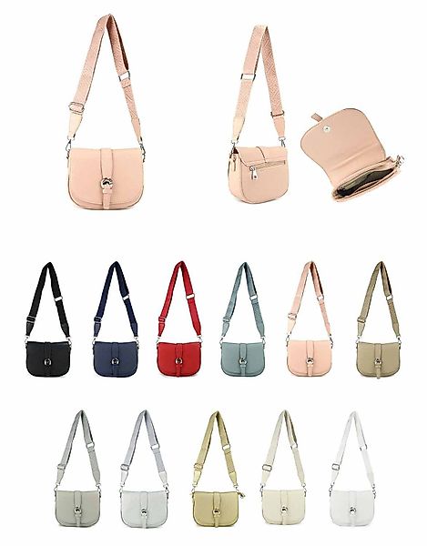 ITALYSHOP24 Bauchtasche Damen Tasche Crossbody Umhängetasche günstig online kaufen