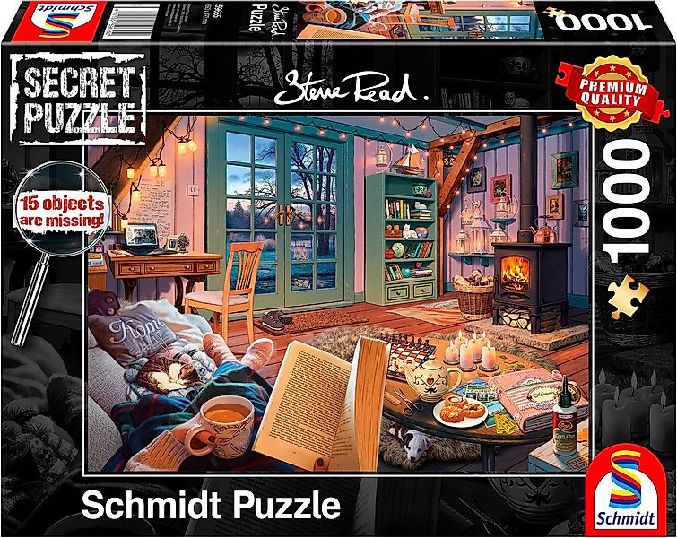 Schmidt Spiele Puzzle Secret, Im Ferienhaus von Steve Read, 1000 Puzzleteil günstig online kaufen