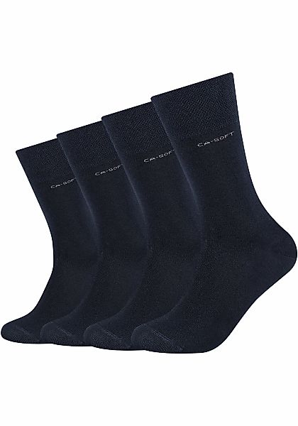 Camano Langsocken "ca-soft", (4 Paar), mit dezentem Logodruck günstig online kaufen