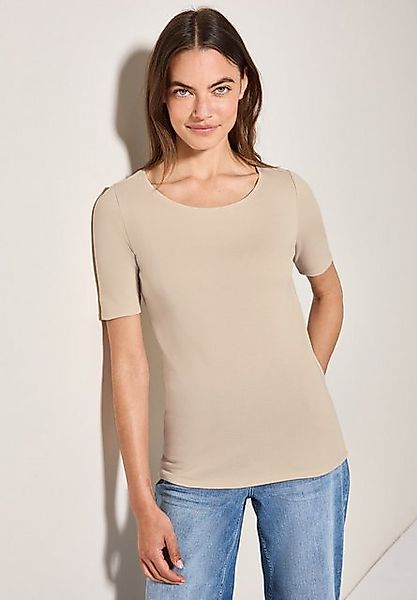 Cecil T-Shirt Style Lena mit klassischem Rundhalsausschnitt günstig online kaufen
