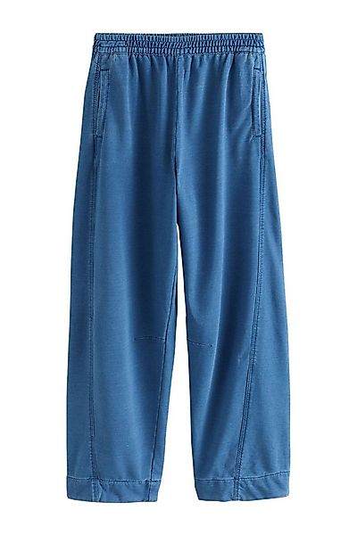Next Weite Jeans Denim-Hose aus Jersey mit Barrel-Bein (1-tlg) günstig online kaufen