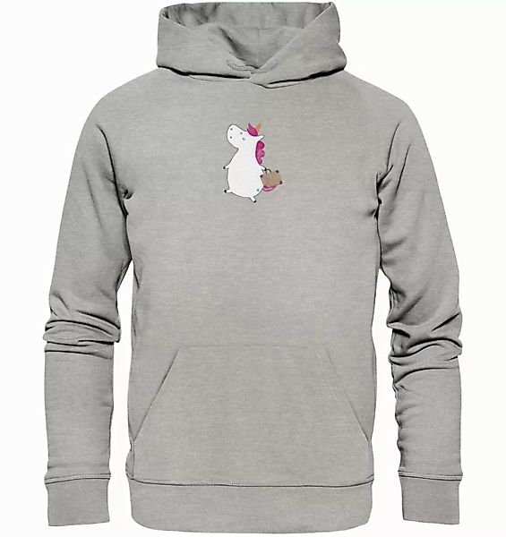 Mr. & Mrs. Panda Hoodie Einhorn Koffer Größe M - Heather Grey - Geschenk, F günstig online kaufen