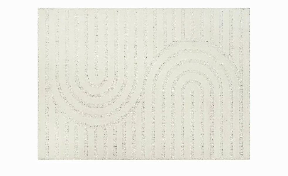 Webteppich  Glance ¦ creme ¦ Synthetische Fasern ¦ Maße (cm): B: 133 Teppic günstig online kaufen