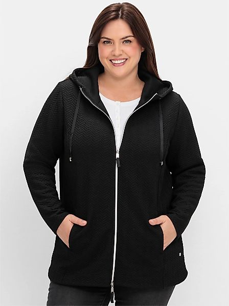 Sheego Shirtjacke "Sweatjacke", (1 tlg.) günstig online kaufen