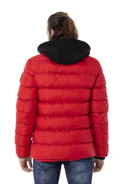 Cipo & Baxx Winterjacke "Winterjacke" mit Kapuze im unifarbenen Look günstig online kaufen