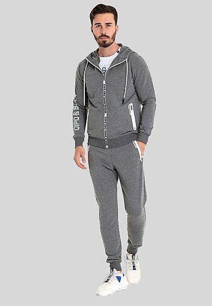 Cipo & Baxx Trainingsanzug "HOMEWEAR" 2 Stk. mit Allover-Musterung günstig online kaufen