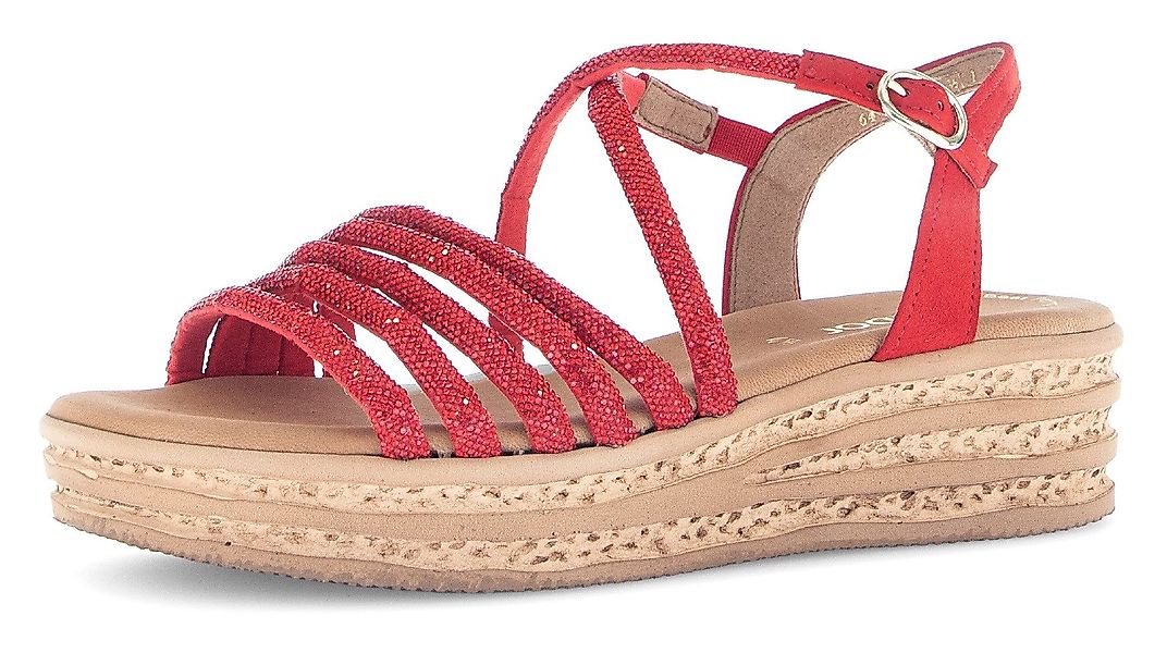 Gabor Keilsandalette, Plateau, Sommerschuh, Riemchensandale mit günstig online kaufen