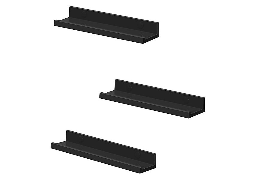 SONGMICS Wandregal, 3-tlg., MDF, 38 x 10 x 2-5 cm (B x T x H) günstig online kaufen