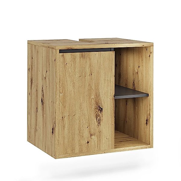 Vicco Waschbeckenunterschrank Viola, Artisan/Grau, 60 x günstig online kaufen