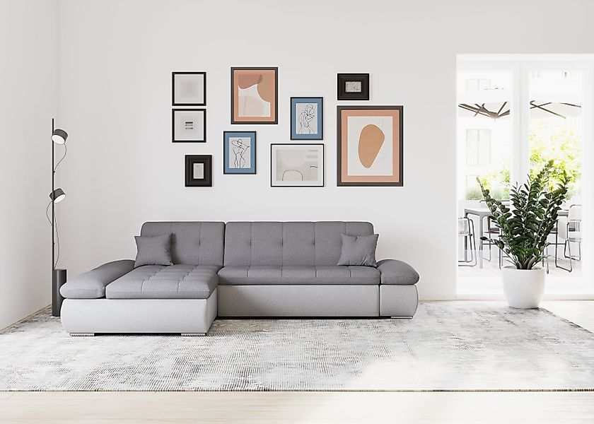DOMO collection Ecksofa Moric, L-Form, XXL-Sofa günstig online kaufen