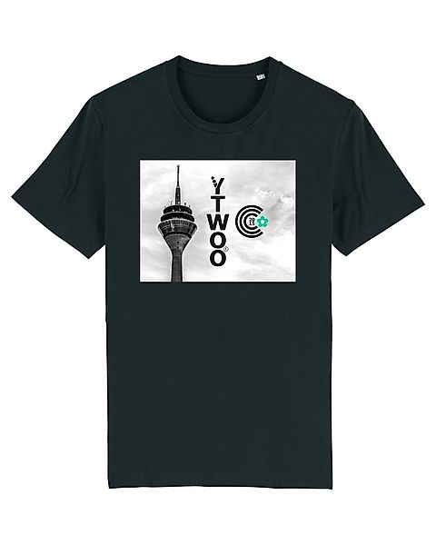 Ytwoo Unisex T-shirt Düsseldorf Heinrich Ytwoo-logo Rheinturm Fernsehturm günstig online kaufen