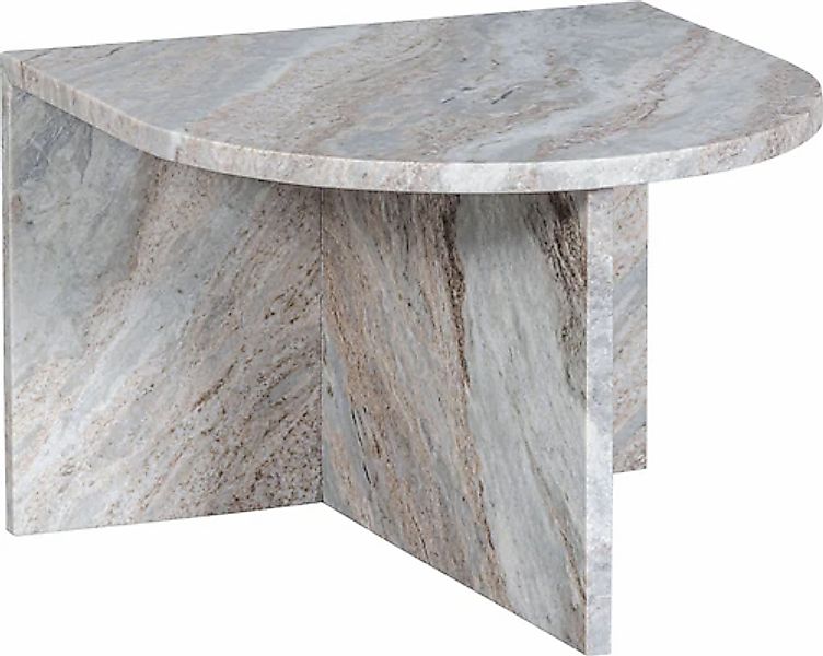 WOOOD "Xhail" mit großzügiger Tischplatte, aus Marmor, H 35 cm x B 50 cm günstig online kaufen